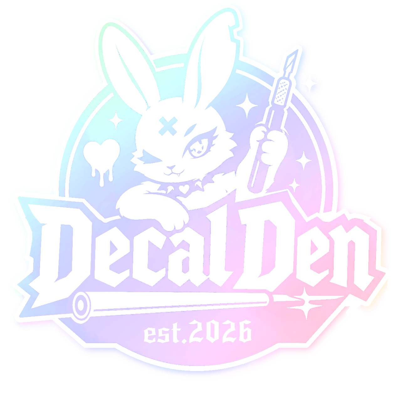 Decal Den logo eat.2026