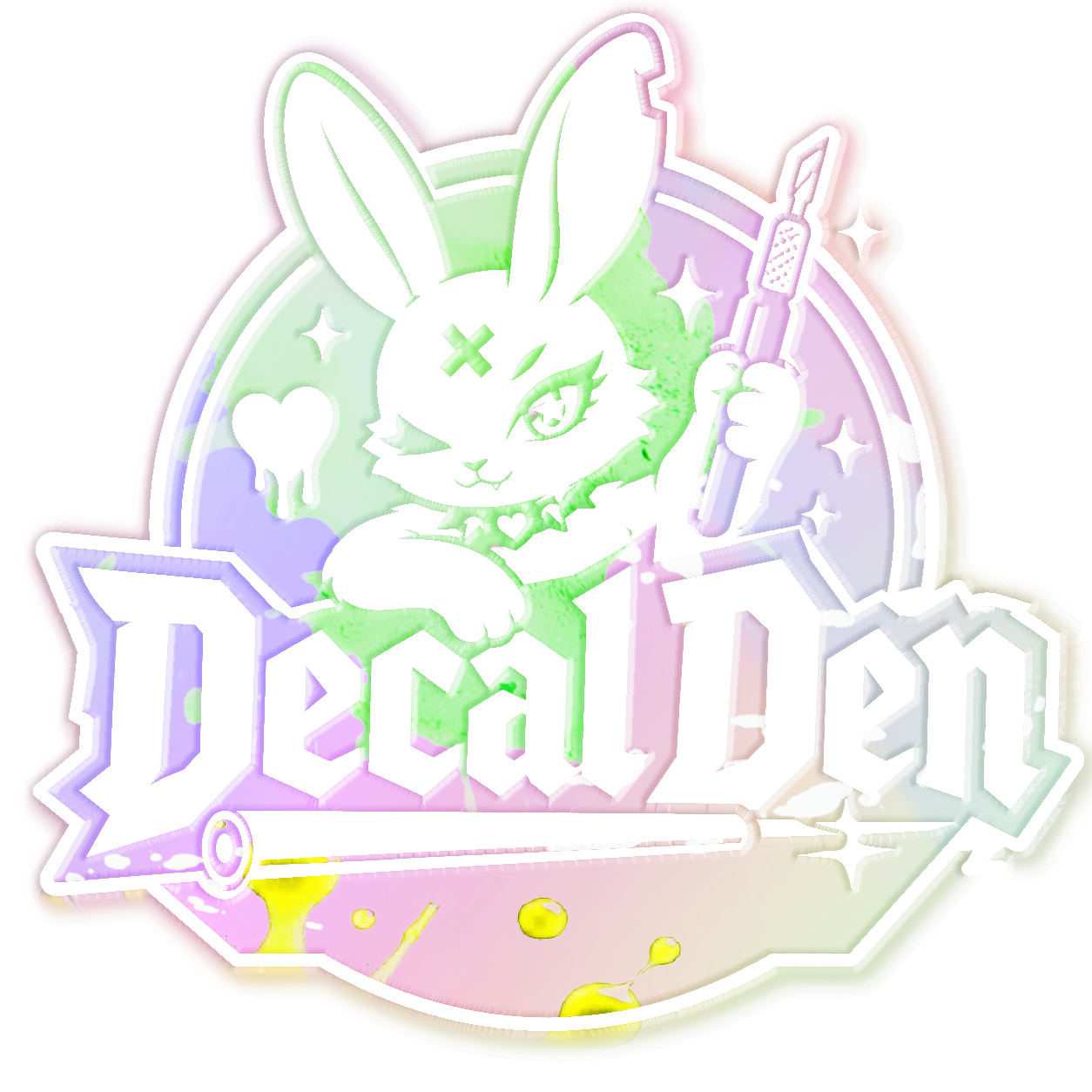 Decalden Decal Den logo pastel plain